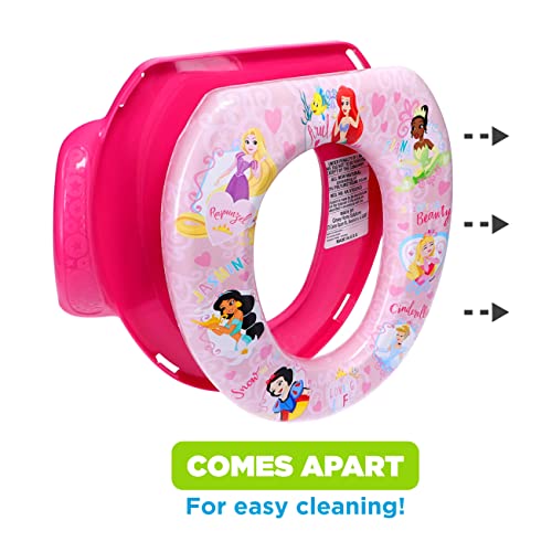 Disney Soft Potty - Potty Training Toilet Seat - Soft Cushion, Baby Potty Training, Safe, Easy to Clean