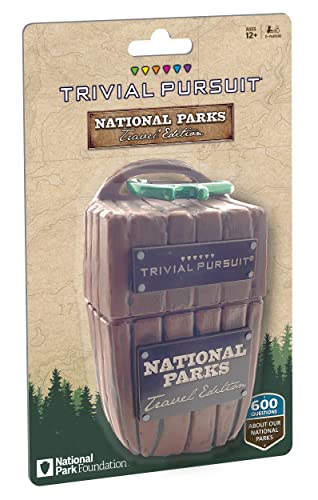 USAopoly Trivial Pursuit: National Park 100th Anniversary | Celebrating the National Park Service Centennial | 600 Trivia Questions & Fun Facts | Perfect Trivial Pursuit Travel Game for Families