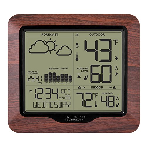 La Crosse Technology 308-1417BL Backlight Wireless Forecast Station with Pressure