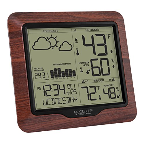 La Crosse Technology 308-1417BL Backlight Wireless Forecast Station with Pressure
